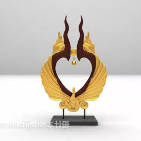 Thai Art Decorative 3d model