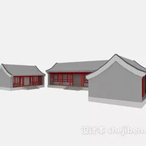 Ancient Chinese Building House 3d model