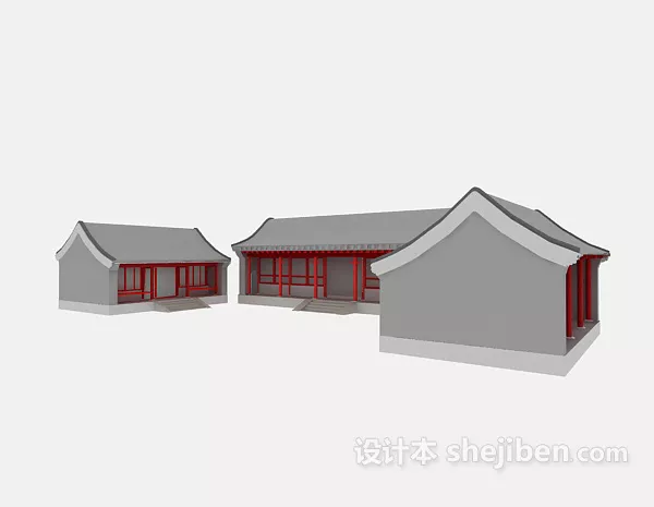 Ancient Chinese Building House 3d model Ancient Chinese Building House 3d model