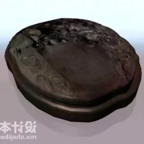 Wooden Ashtray 3d model