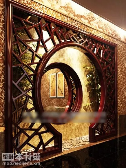 Wood Round Port Window 3d model Wood Round Port Window 3d model