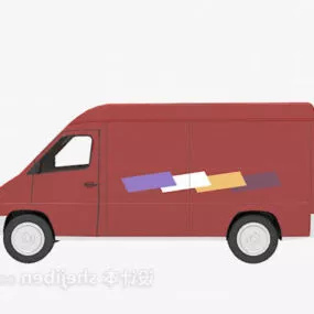 Red Van 3d model