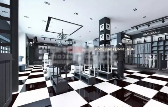 European Hall Ancient Building 3d model