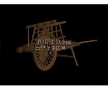 Wire Shopping Cart V1 3d model