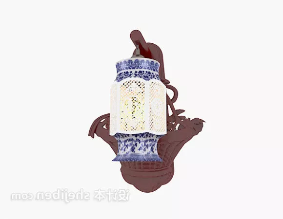 Scifi Lantern Tree 3d model