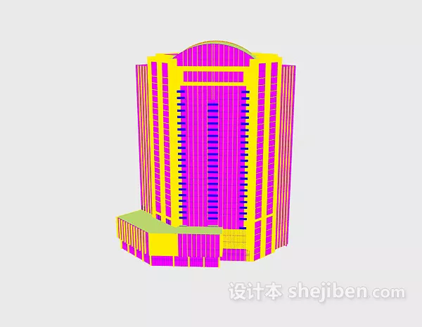 Pagoda Gaming Building 3d model