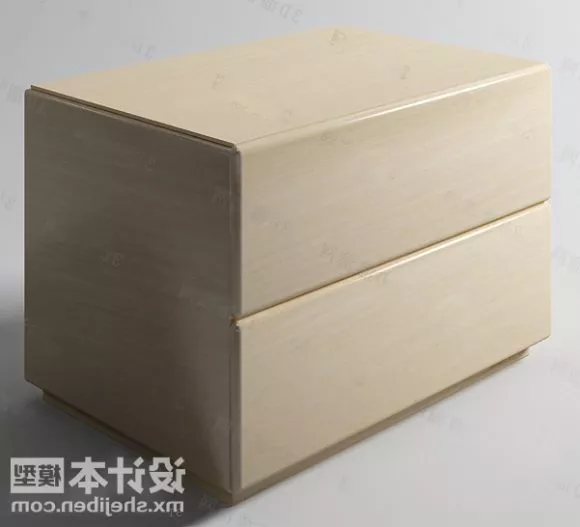 Double Top Table 3d model