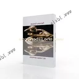 Hardcover Book White Cover 3d model