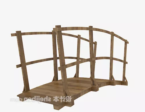 Boardwalk Bridge 3d model