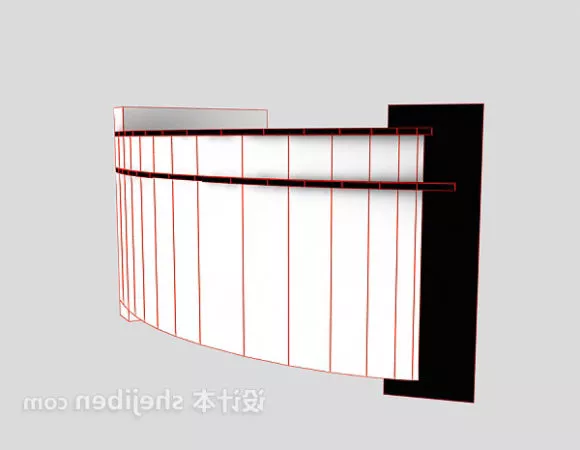 L Shaped Office Desks Workstations 3d model