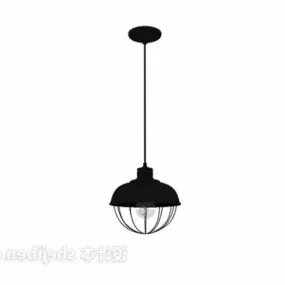 Iron Chandelier Hanging Style 3d model