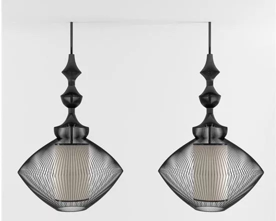Chandelier Antique Wrought Iron 3d model Chandelier Antique Wrought Iron 3d model