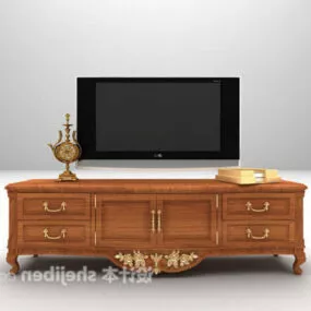 Classic European Tv Cabinet 3d model