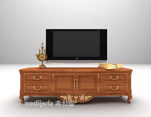 Classic European Tv Cabinet 3d model Classic European Tv Cabinet 3d model