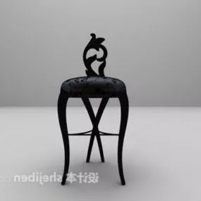 Classic Bar Chair 3d model