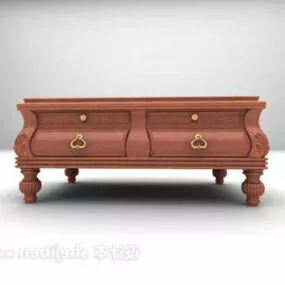Classical European Coffee Table 3d model