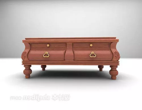 Classical European Coffee Table 3d model Classical European Coffee Table 3d model