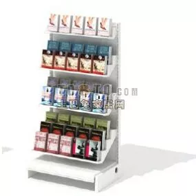 Market Bookshelf Exhibition 3d model