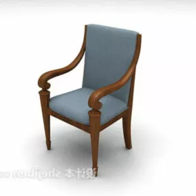 Neoclassical Book Chair 3d model