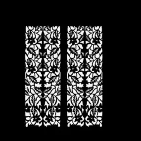 The Pattern Screen With Mask Material 3d model