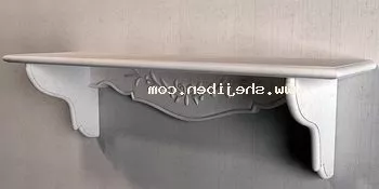 Ash Wood Rack With Black Shelf Bottom 3d model