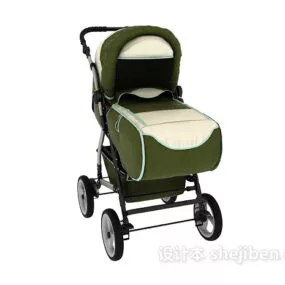 Baby Stroller 3d model