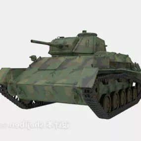 Ww2 Small Tank 3d model