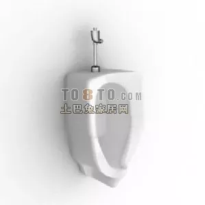 Rectangular Urinal 3d model