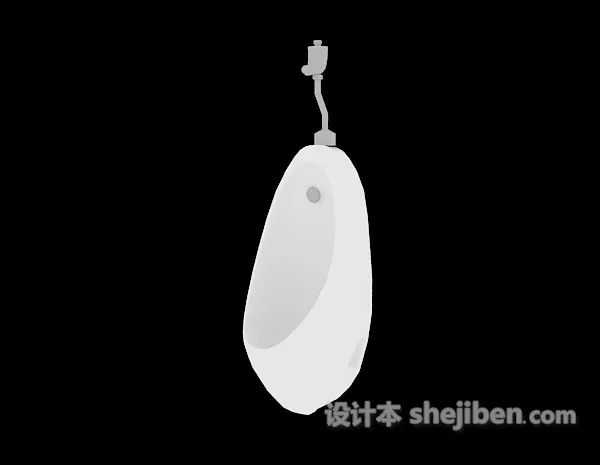 Minimalist Urinal 3d model