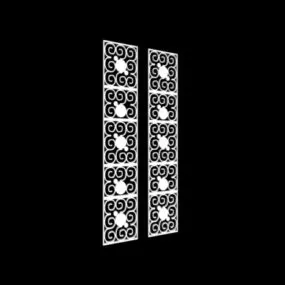 Library Screen Divider 3d model