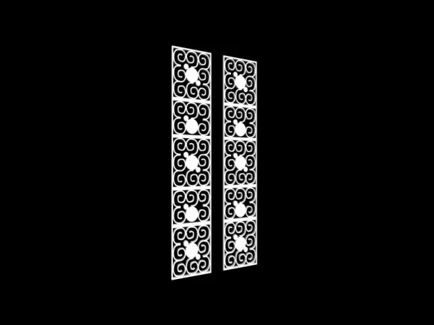 Pictures Frame Hang On Wall 3d model