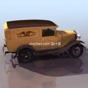 European Vintage Car 3d model