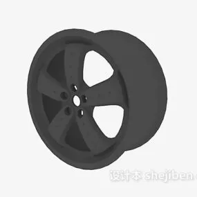 Tire Nissan Wheel Car 3d model