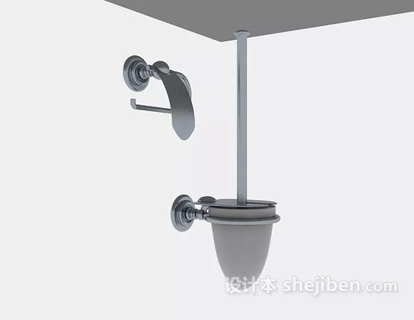 Wash Basin Cabinet Set 3d model