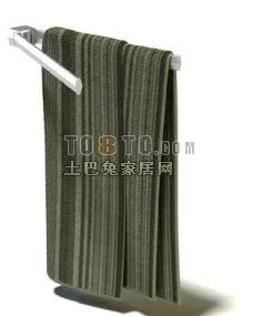 Towel On Hanger 3d model