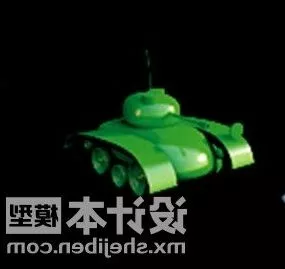 Plastic Tank Children Toy 3d model