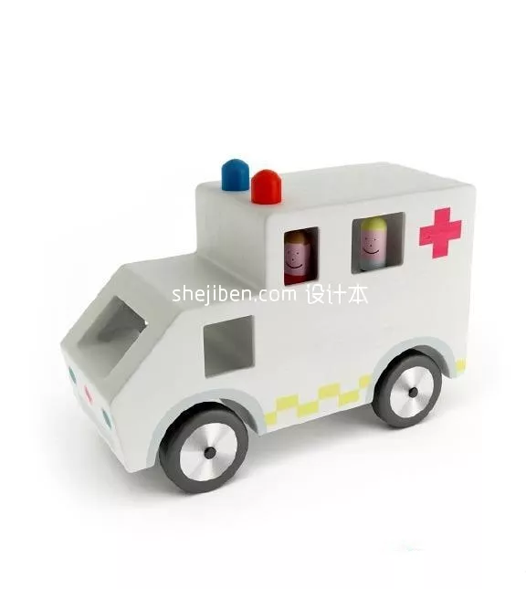 Toy Ambulance Car 3d model Toy Ambulance Car 3d model