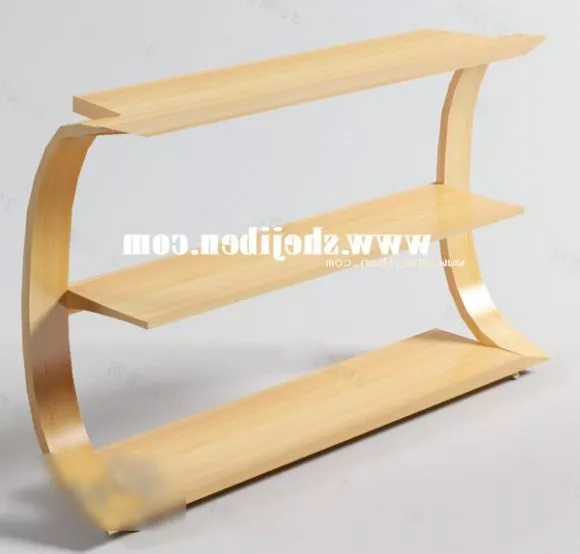 Triangle Shelf Furniture 3d model