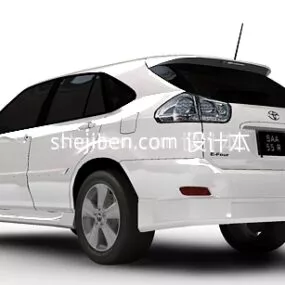 Toyota Harrier Hybrid Car 3d model