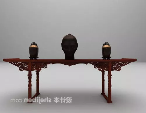 Traditional Chinese Console Table 3d model Traditional Chinese Console Table 3d model