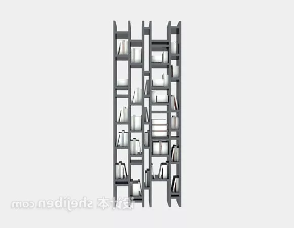 Thin Locker Wardrobe 3d model