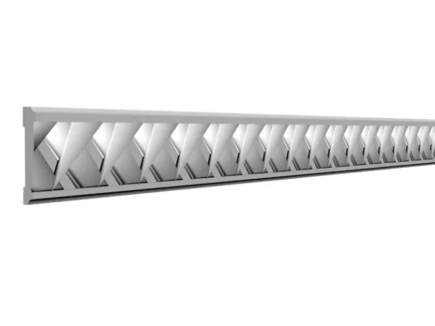 Triangle Stripe Pattern European Molding 3d model Triangle Stripe Pattern European Molding 3d model