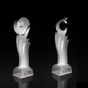 Trophy Set 3d model