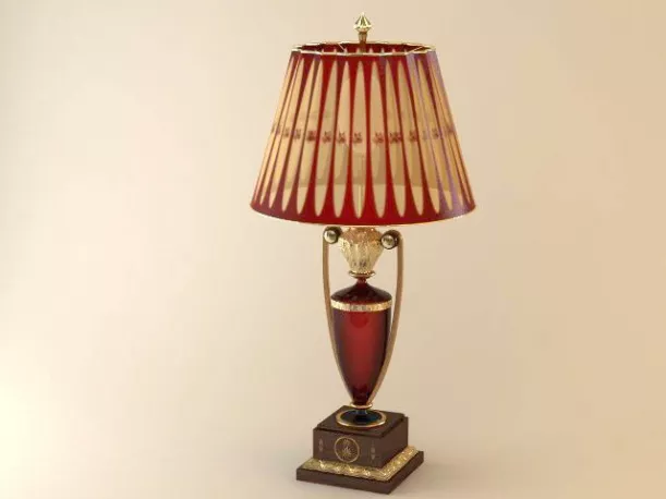 Luster Candle Lamp 3d model