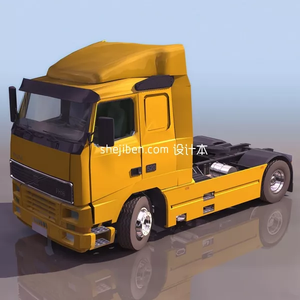 Rv Truck Mobile Home 3d model