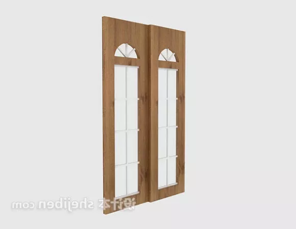 Antique Door Frame 3d model