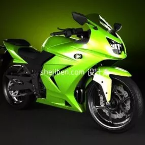 Ultra Sport Motorcycle 3d model