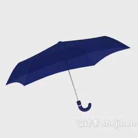 Blue Umbrella V1 3d model