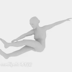 Lowpoly Underwear Women 3d model