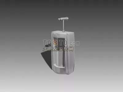 Toilet Sanitary Smooth Edge 3d model